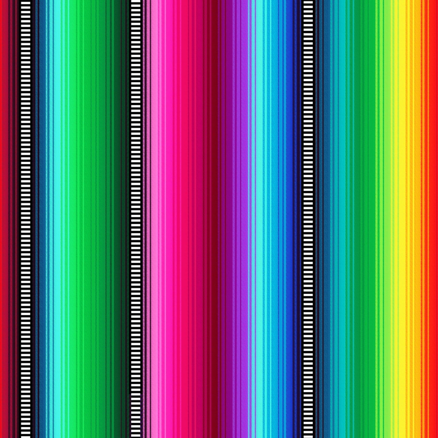 Esperanza Mexican Blanket Stripe Multi CD1584-MULTI Cotton Woven Fabric