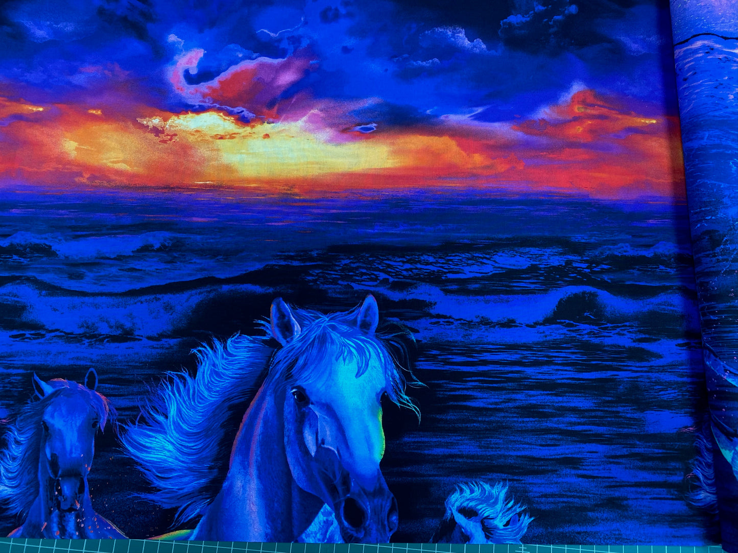 Midnight Run by Chong-A Hwang 24" Panel Midnight Run CD1428-BLUE Cotton Woven Panel