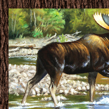 Magnificent Moose by Cynthie Fisher Moose Patches 29242X Cotton Woven Fabric