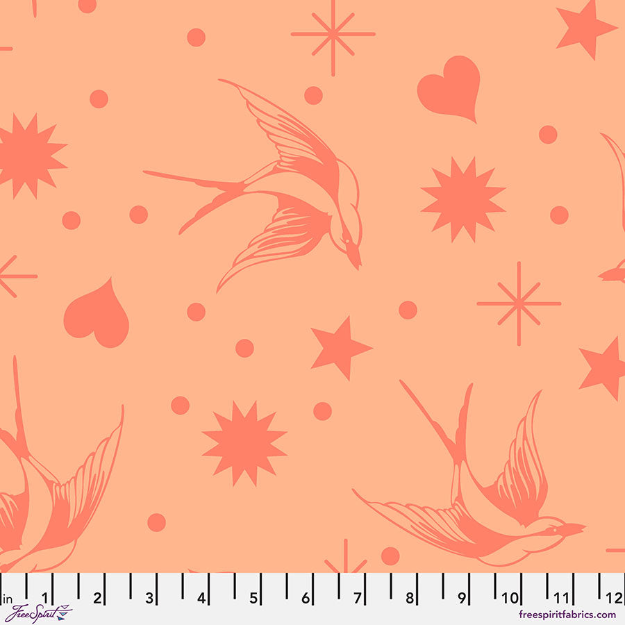 Neon True Colors by Tula Pink Neon Fairy Flake Lunar PWTP157.LUNAR Cotton Woven Fabric