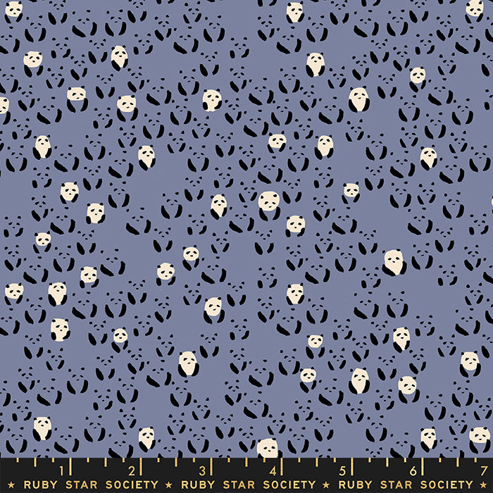 Darlings 2 by Ruby Star Society Panda Bebe Denim    RS5062-14 Cotton Woven Fabric