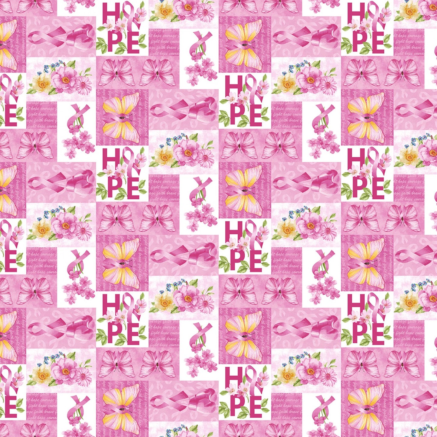 A Pink Celebration by Lilac Bee Designs Patchwork Pink    7306-22 Cotton Woven Fabric