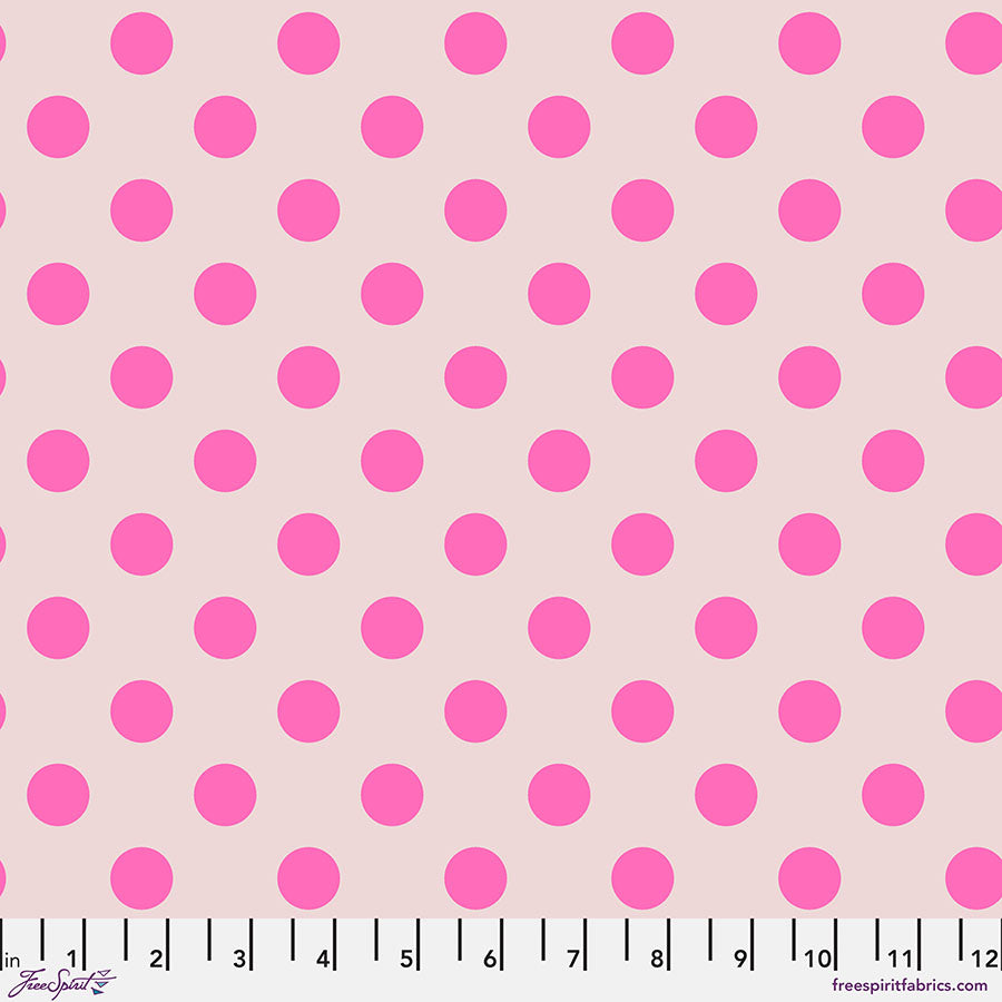Neon True Colors by Tula Pink Pom Poms Cosmic PWTP118.COSMIC Cotton Woven Fabric