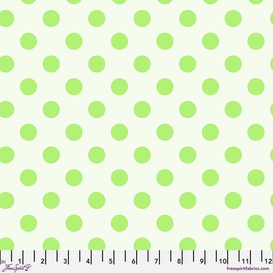 Neon True Colors by Tula Pink Pom Poms Karma PWTP118.KARMA Cotton Woven Fabric