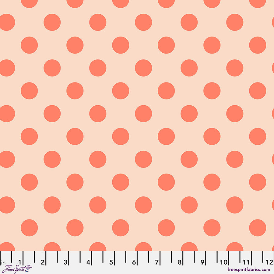 Neon True Colors by Tula Pink Pom Poms Lunar PWTP118.LUNAR Cotton Woven Fabric