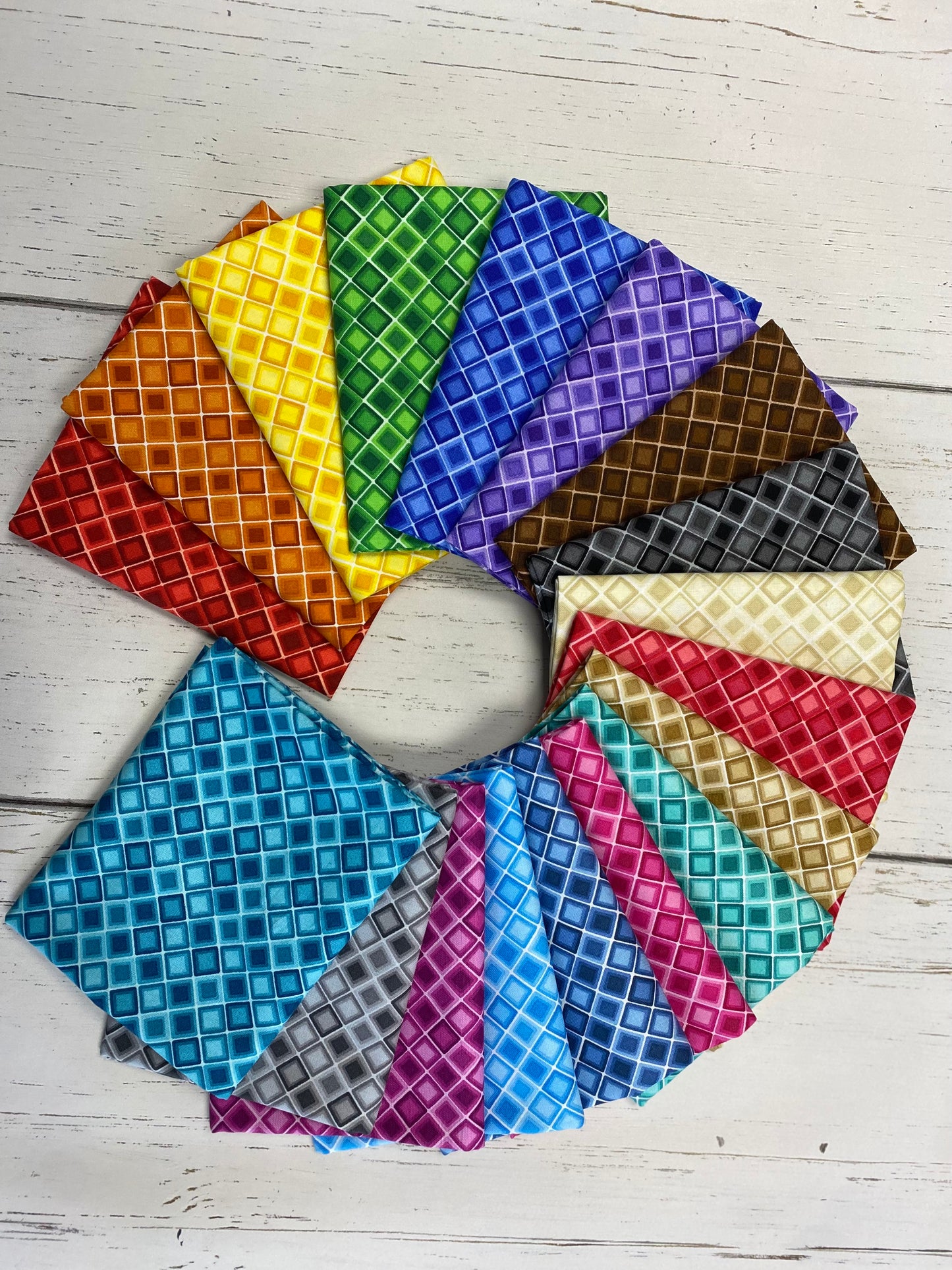 Square One by Urban Essence Designs Tonal Square on the Bias Geometric Ivory 2478-41 Cotton Woven Fabric