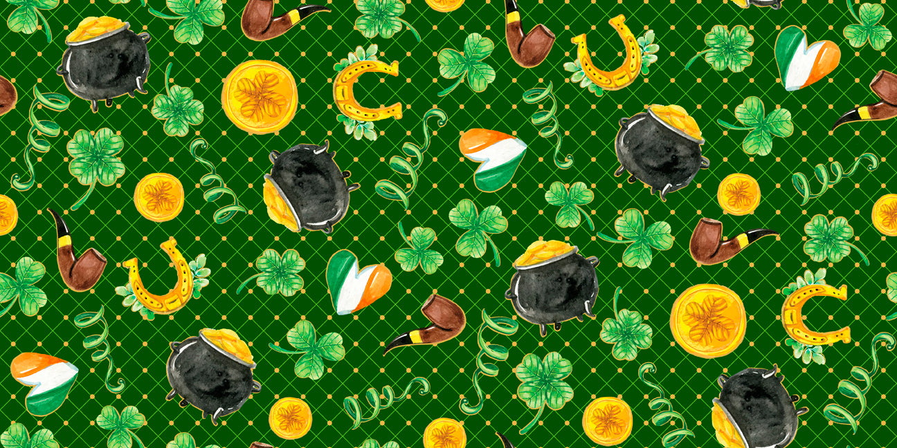 Pot O'Gold St Pat's Toss 29294F Cotton Woven Fabric