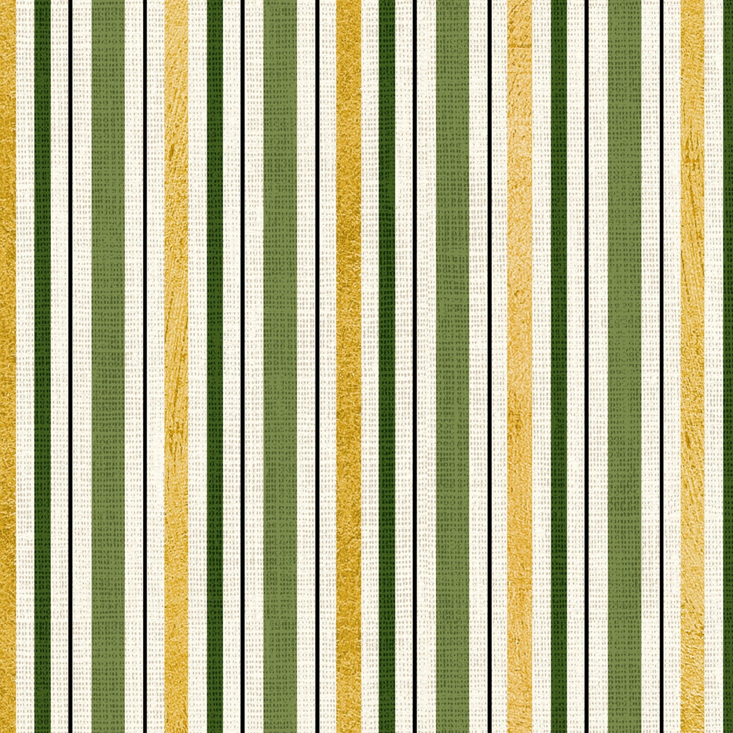 North Pole Express by Pela Studio Stripe Green Multi NPEX4762-G Cotton Woven Fabric