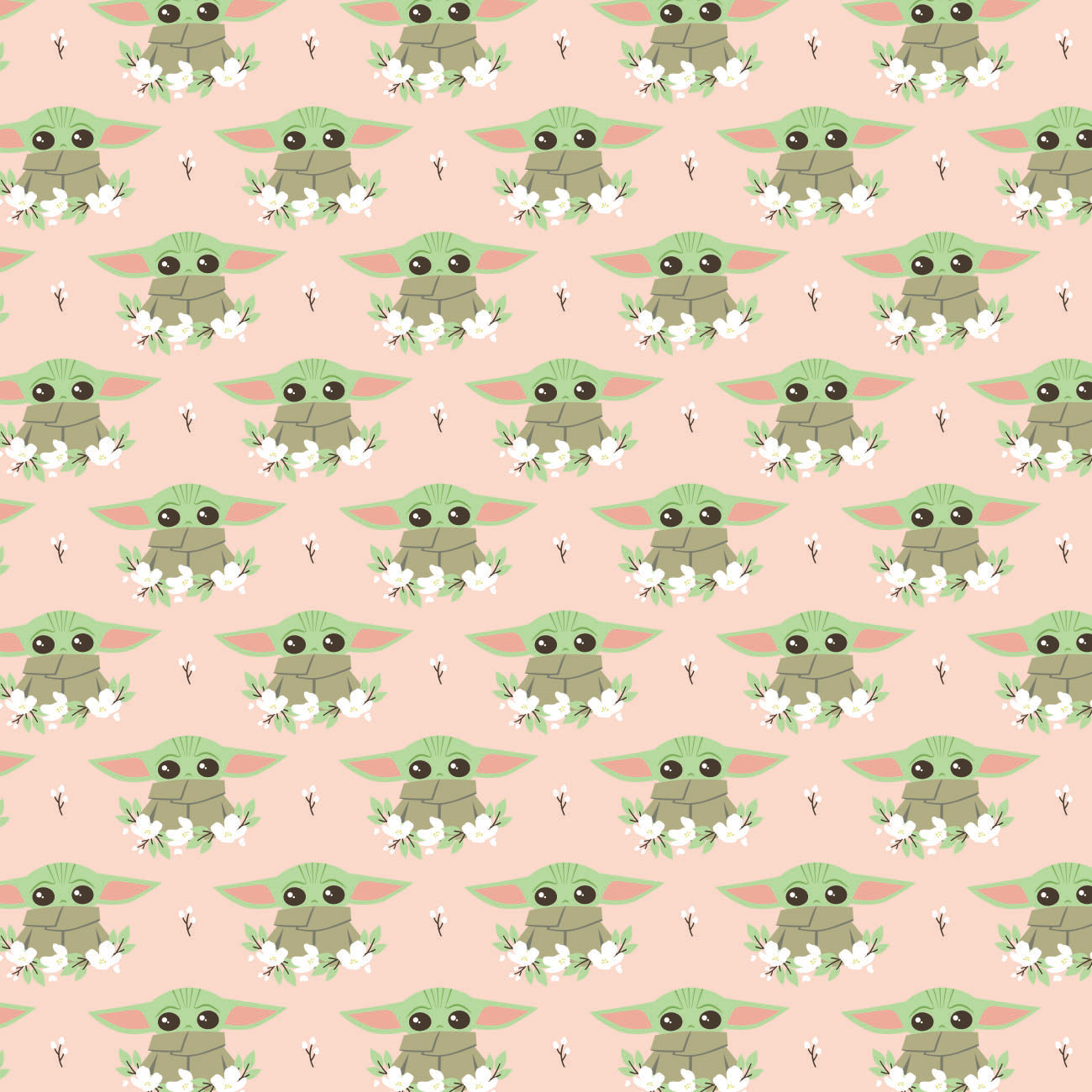 Pattern Star Wars Baby Fabric Licensed Star Wars The Mandalorian