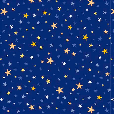 Sweet Sheeps Stars 29363N Cotton Woven Fabric