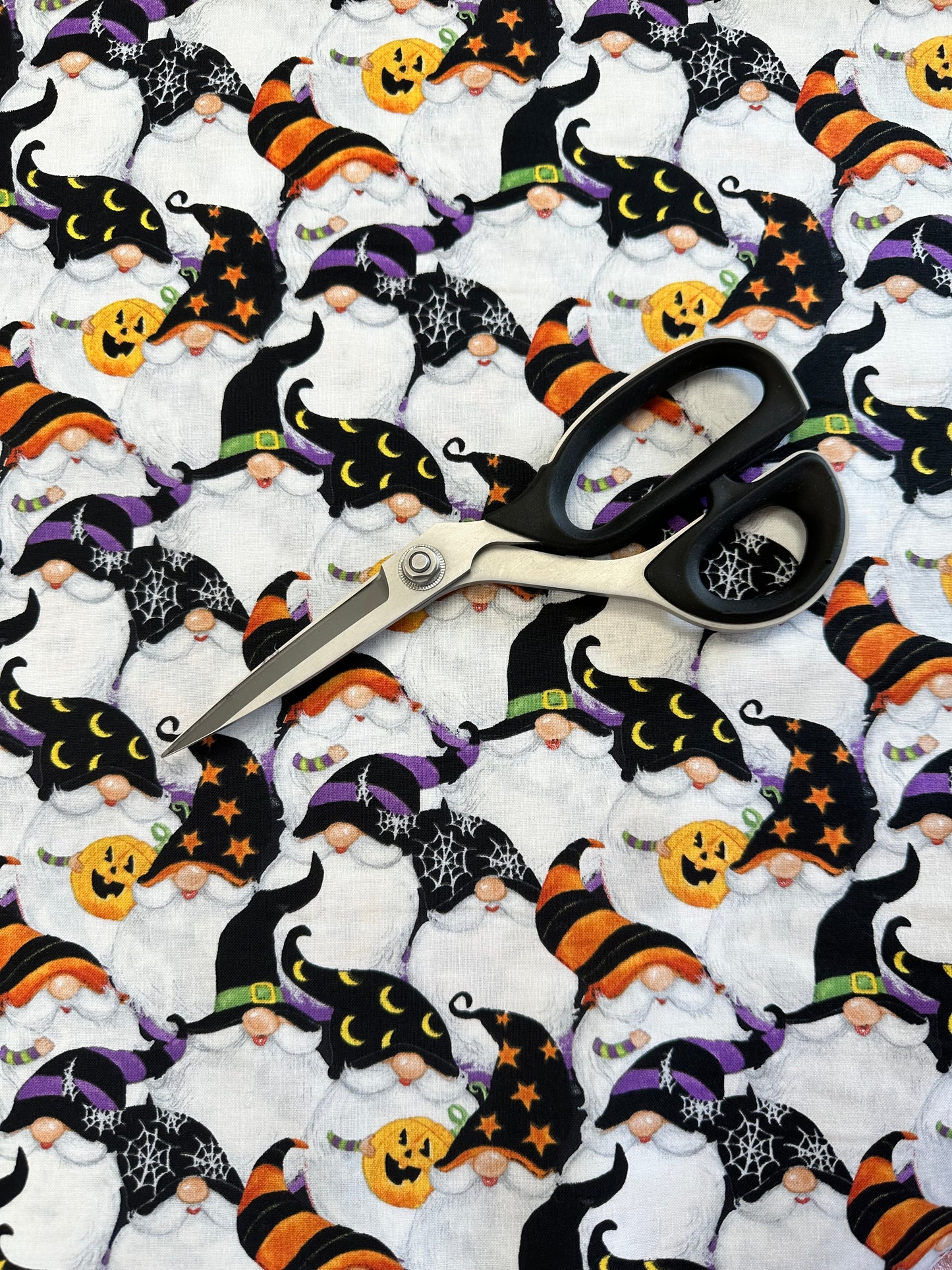 The Boo Crew by Susan Winget Gnomes Packed 39791-918 Cotton Woven Fabric