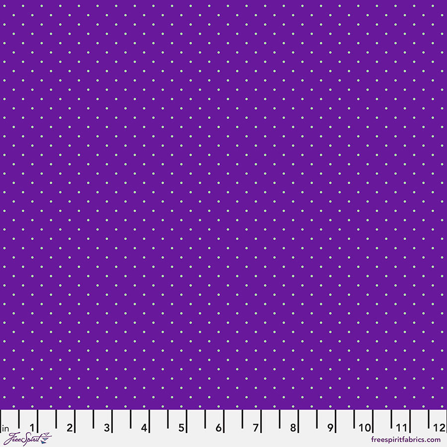 Tula Pink True Colors Tiny Dots Opal PWTP185.OPAL Cotton Woven Fabric