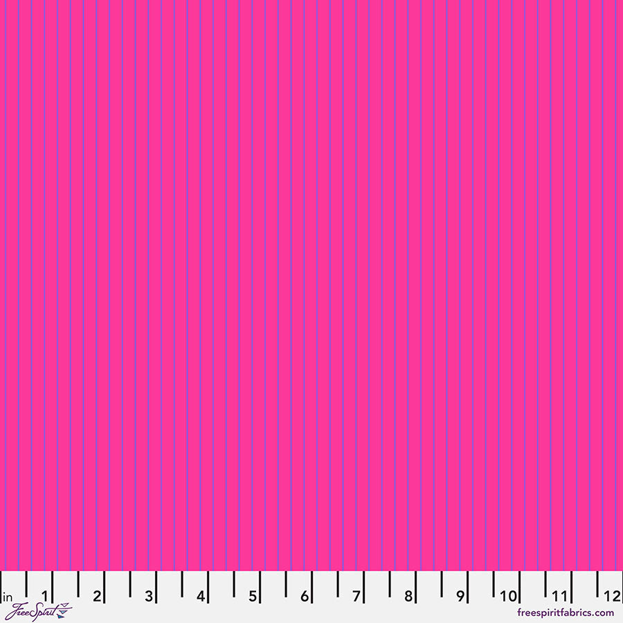 Tula Pink True Colors Tiny Stripes Mystic PWTP186.MYSTIC Cotton Woven Fabric