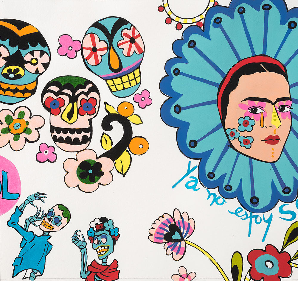 Folklorico Ya No Estoy Sola Natural 8929B Cotton Woven Fabric