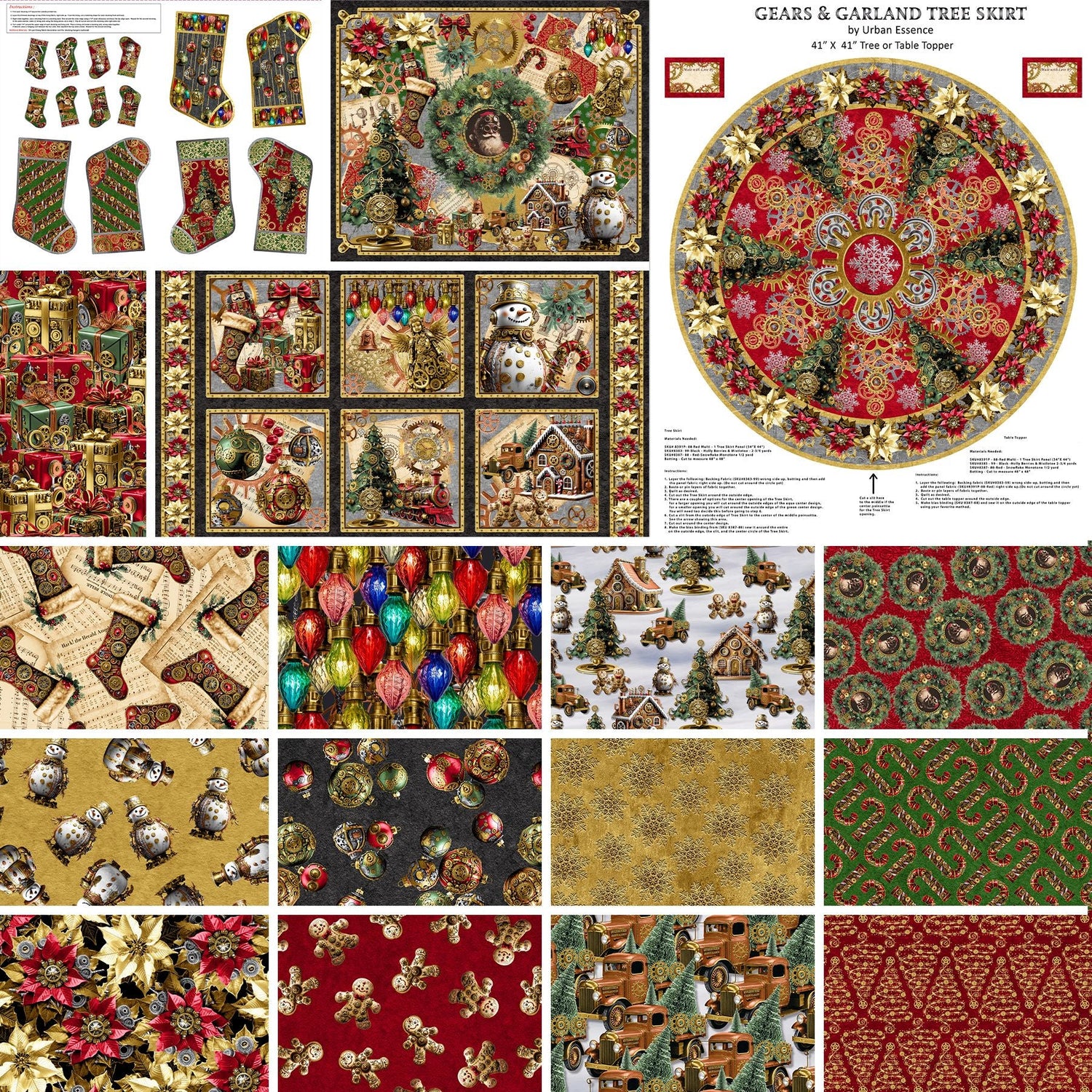 Preorder Collection: Gears and Garland by Urban Essence Designs