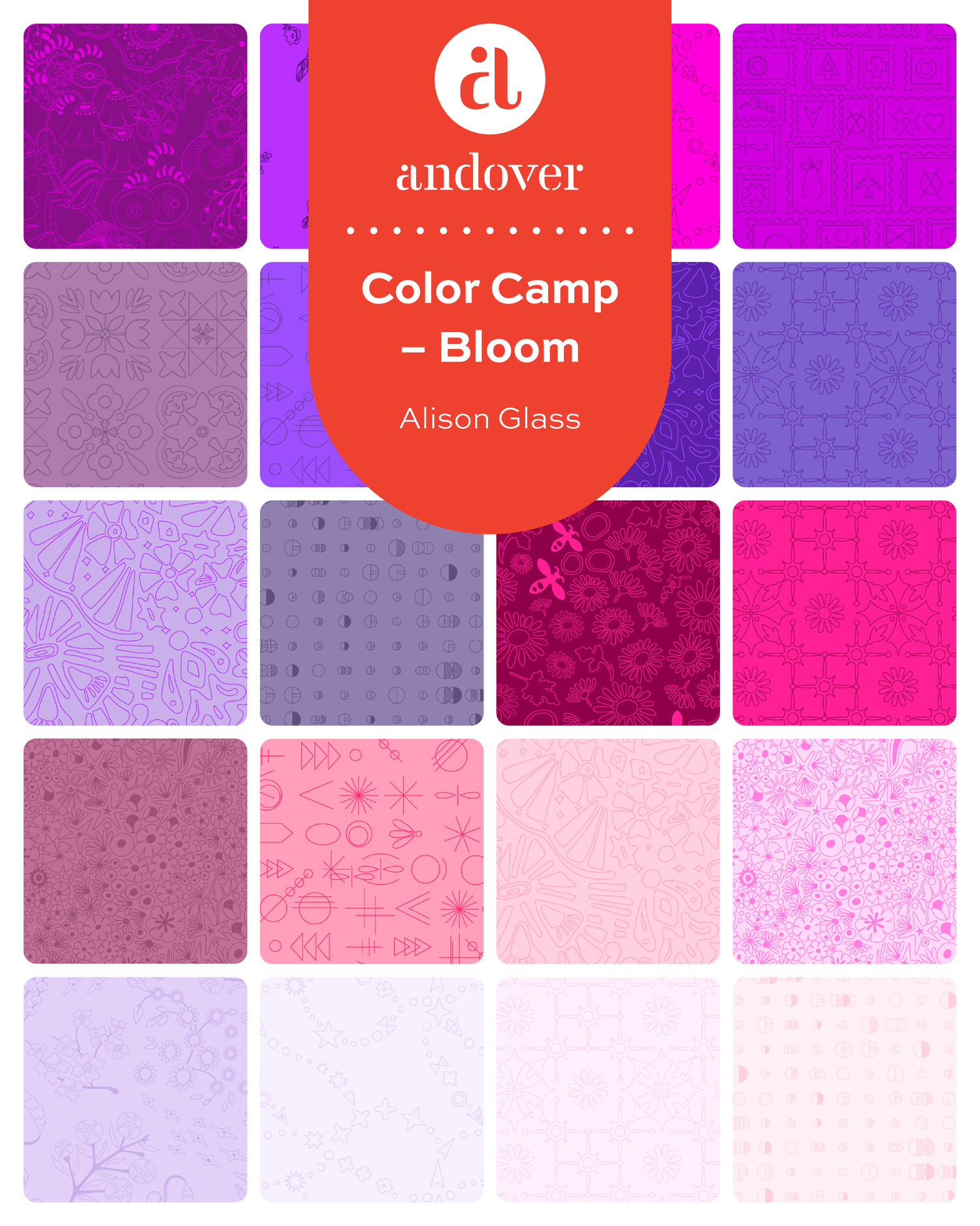 Preorder Collection: Color Camp Bloom by Alison Glass