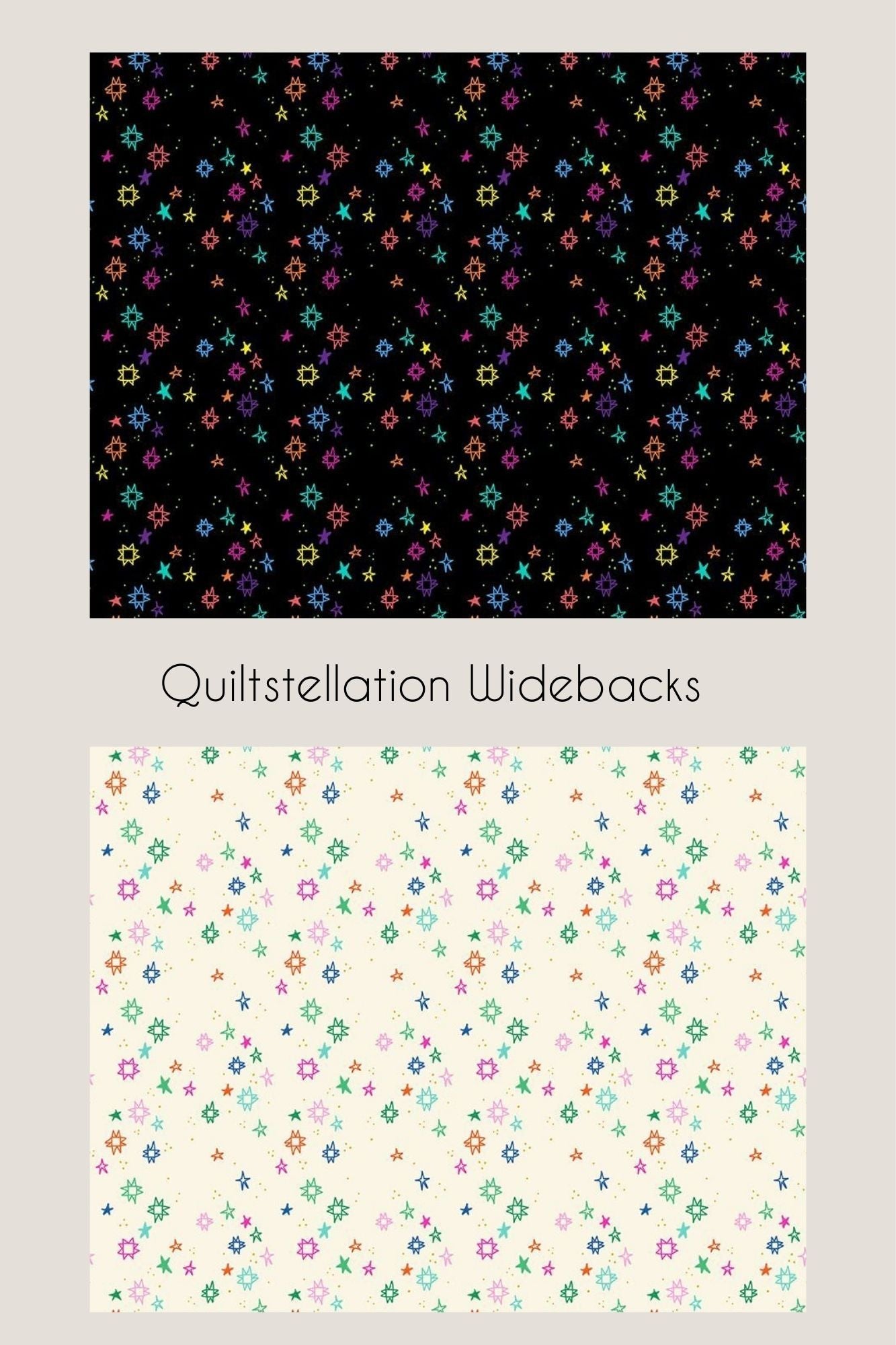 Preorder Collection: Quiltstellation 108/110" Widebacks by Pammie Jane
