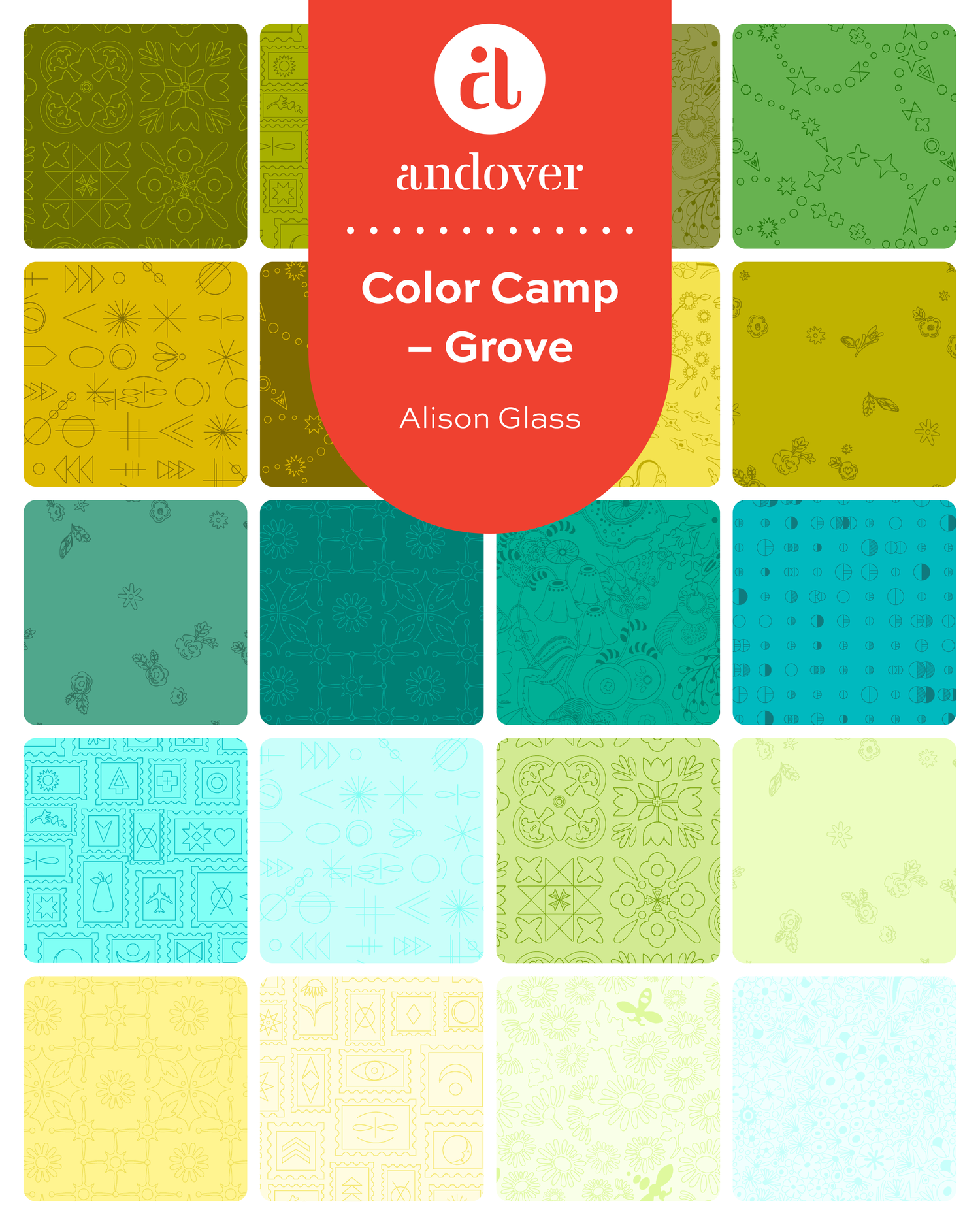 Preorder Collection: Color Camp Grove by Alison Glass