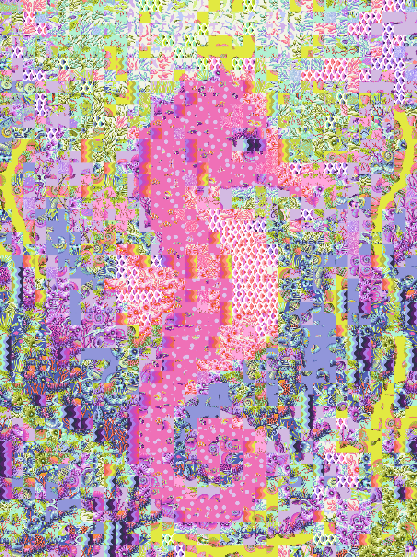 Preorder Collection: The Princess & the Reef MosaiQuilt from The Crafty Nuisance (TFCS Exclusive)