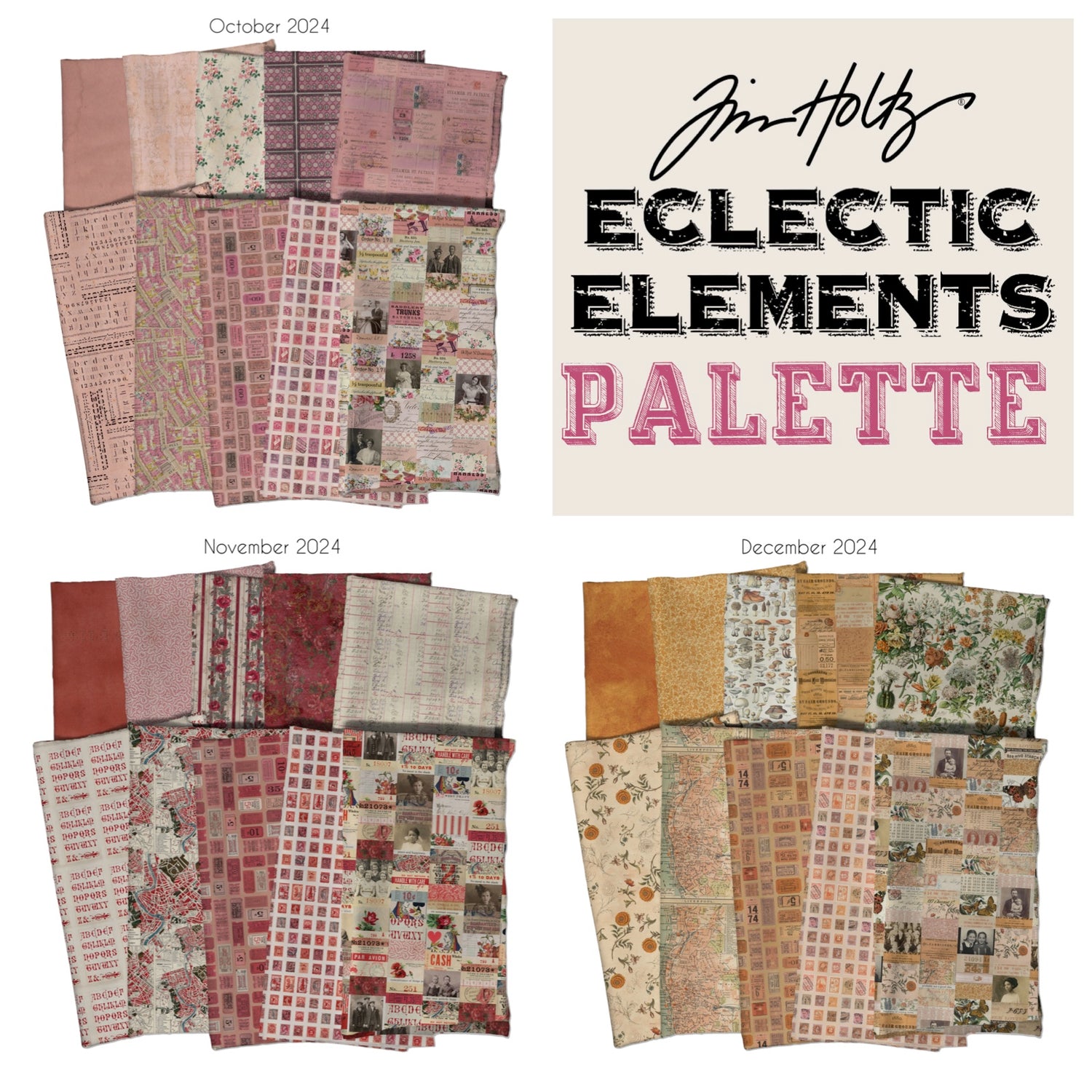Tim Holtz Eclectic Element Palette Subscription Program