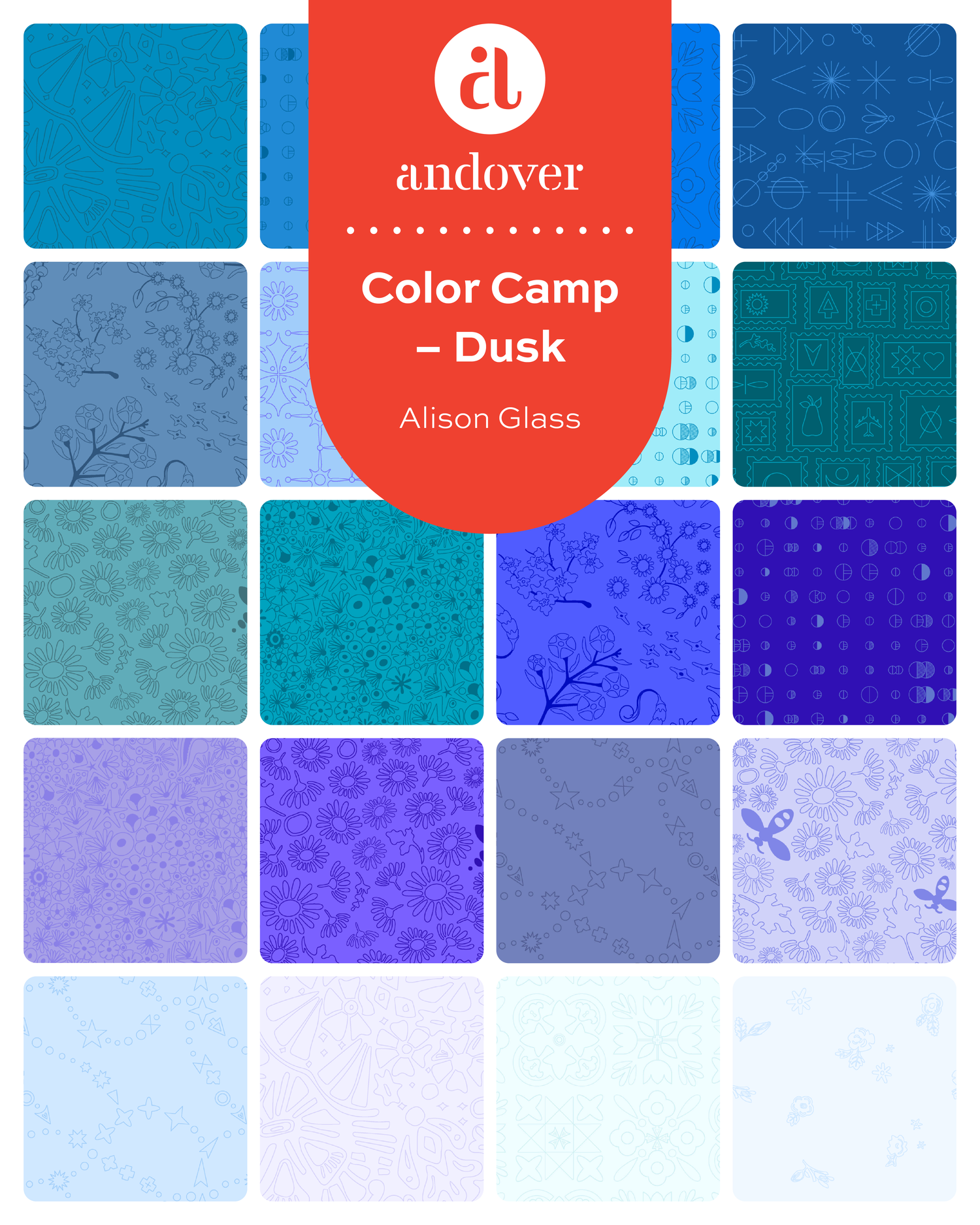 Preorder Collection: Color Camp Dusk by Alison Glass