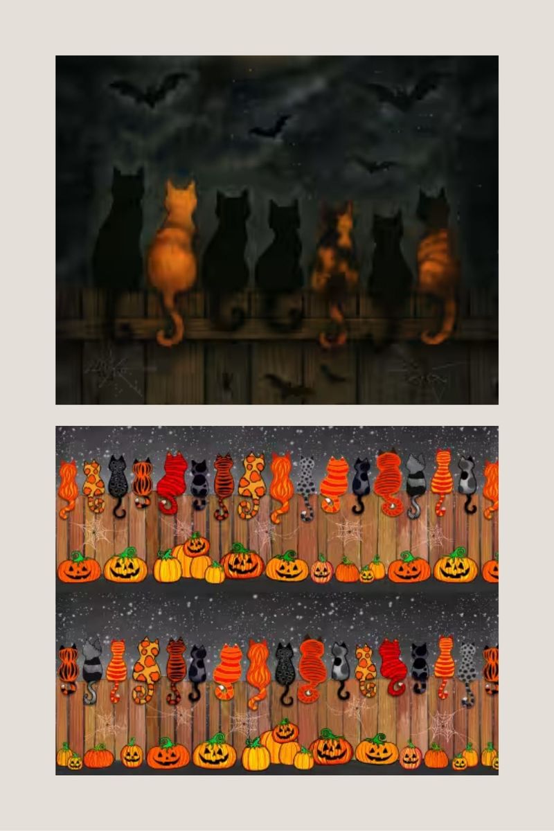 Preorder Collection: Feline Spooky by Timeless Treasures