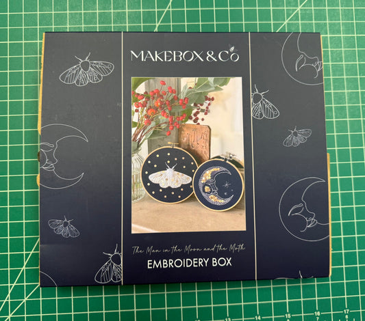 MakeBox & Co. the Moth and Moon Duo Embroidery Kit KT001-87164