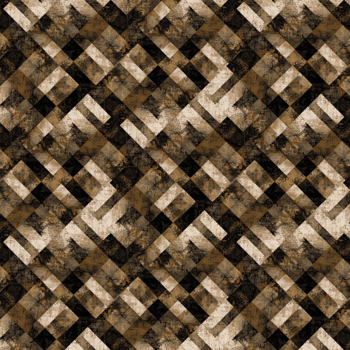 Preorder June 2027: Gathering at Dusk Textured Plaid Hazelnut 1255-39