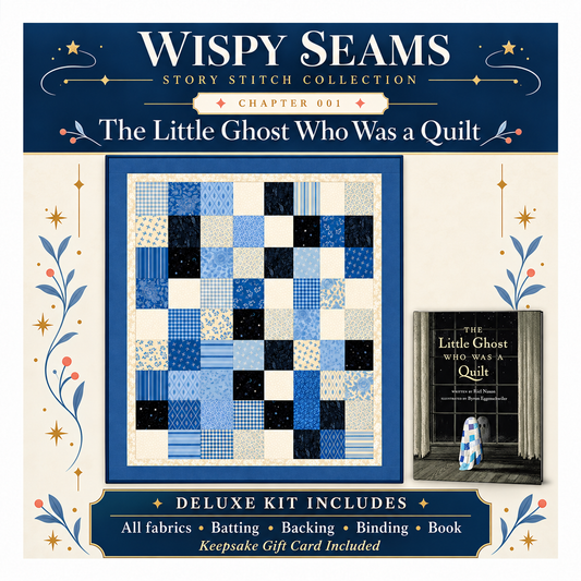 Wispy Seams Story Stitch Collection Chapter 1: The Little Ghost Who Was a Quilt Kit
