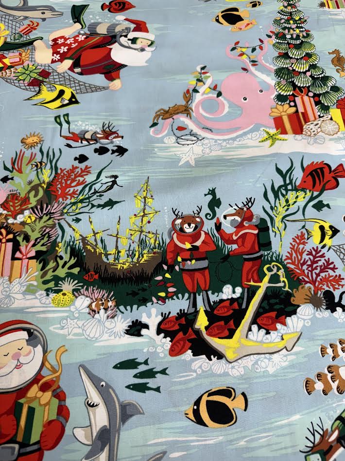 OOP Christmas Time Scuba Santa 8753B