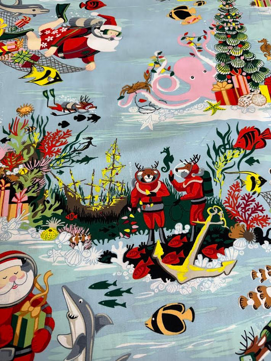 OOP Christmas Time Scuba Santa 8753B