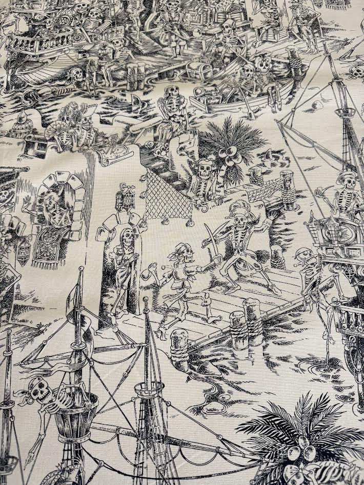 OOP Nicole's Prints Skelewags 8432D