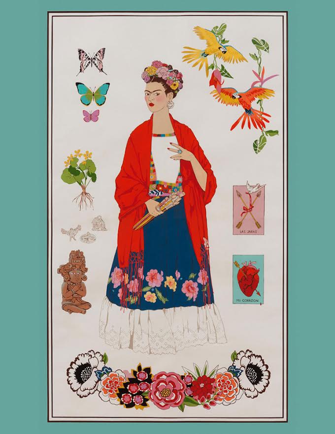 OOP Folklorico L'Arista Con Alma Panel 8614 22 Inches by WOF