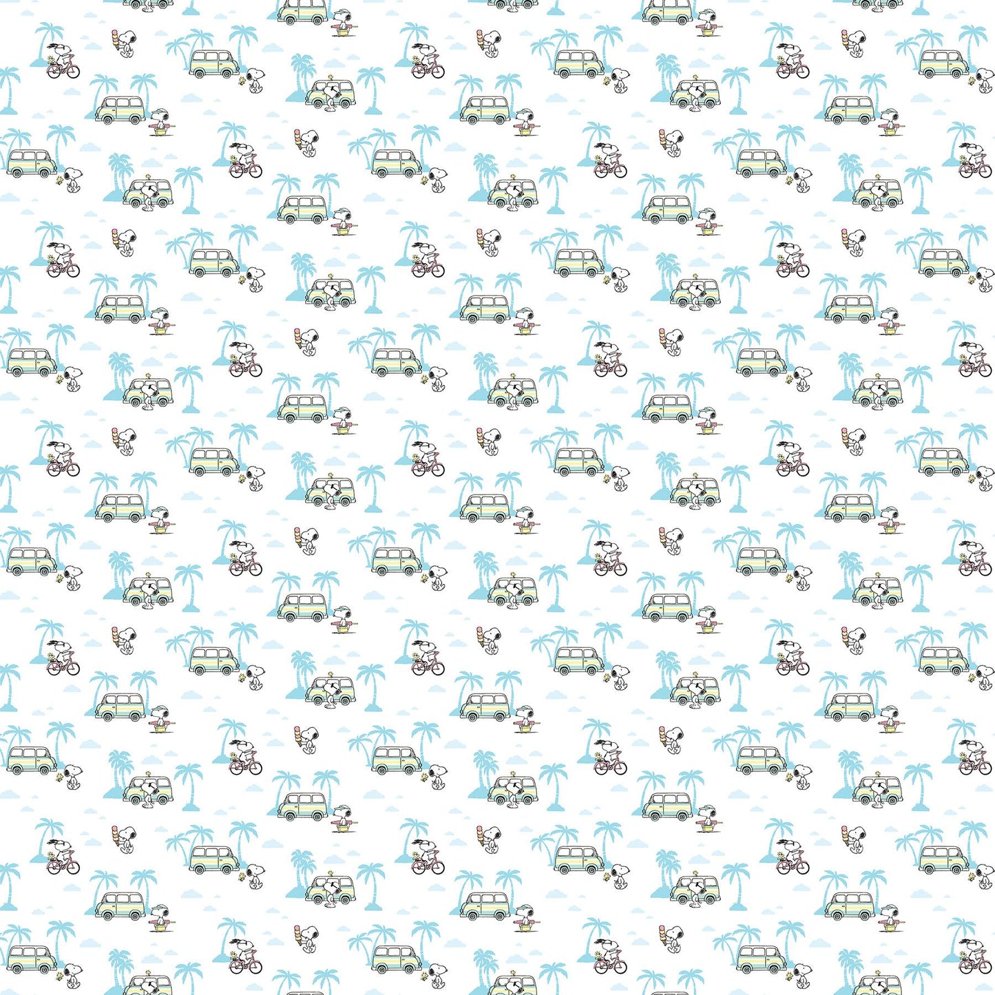 Preorder Feb 2027: Peanuts Beach Vibes Road Trip White P1037-10