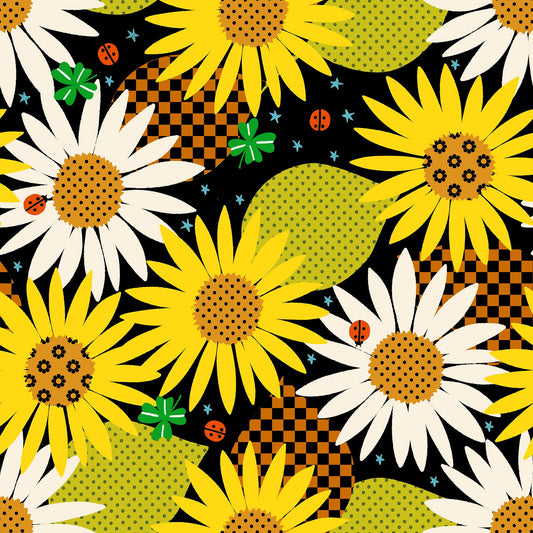 Preorder Apr 2027: Daisy Days Florals Black RS4174 17 by Alexia Abegg of RSS