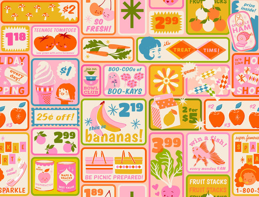 Preorder March 2027: Sparkle Shopper Retro Shopping Multi RS0125 11 by Melody Miller of RSS