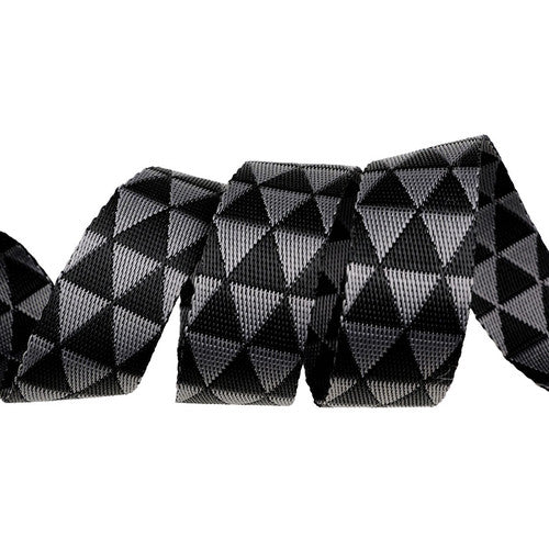 Tula Pink Graywork 1.5" Webbing Kinda Shady CarbonTK.144.38mm.Col.02