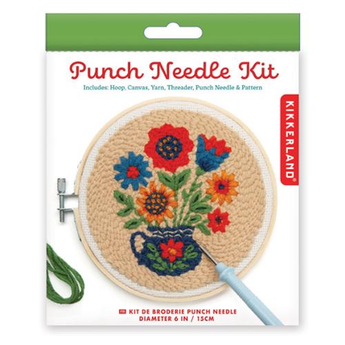Punch Needle Kit Flower Bouquet GG288 by Kikkerland