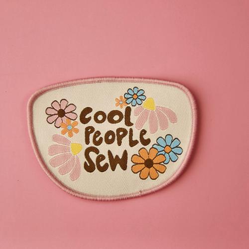 Woven Patch Cool People Sew KC368