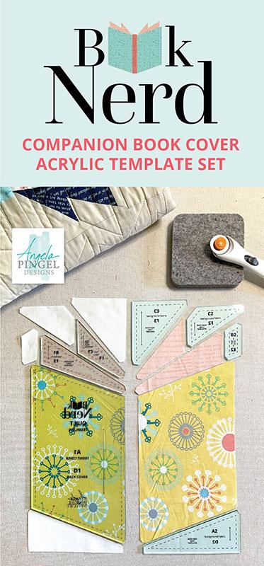 Book Nerd Quilt Template Set APBNT102 by Angela Pingel #1