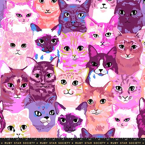 Preorder May 2027: Oops All Cats 108" Wideback Pink RS2154 12 of RSS