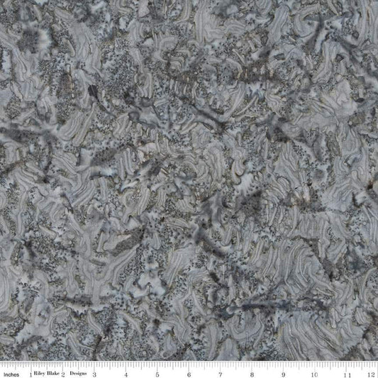 107/108" Expressions Batiks Hand-Dyes Charcoal BTWB280 Backing Kit for A Walk in the Woods BOM