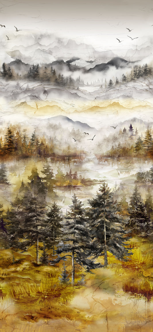 PREORDER ITEM - EXPECTED FEBRUARY 2026: Misty Morning by Deborah Edwards and Melanie Samra B28646-54 108" Wideback B28646-54 Cotton Woven Fabric
