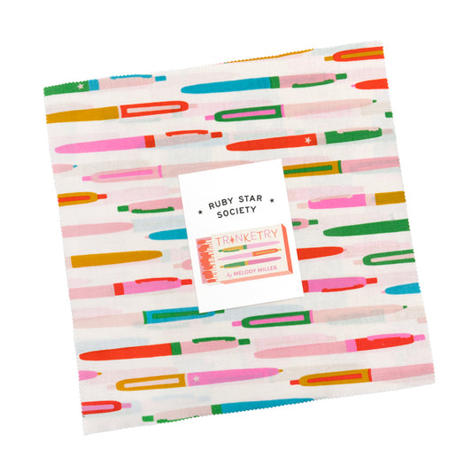 PREORDER ITEM EXPECTED IN FEBRUARY 2026: Trinketry by Melody Miller of Ruby Star Society 10" Squares Bundle of 42 Pieces   RS0109LC Bundle
