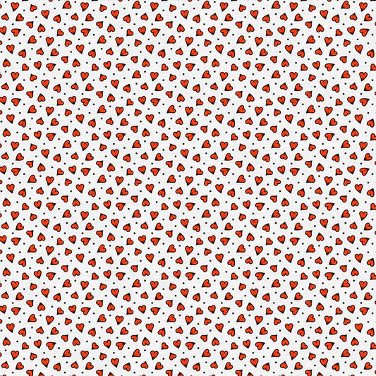 Timeless Tattoos Heart Tattoo Toss White 38025903 WHITE Organic Cotton Woven