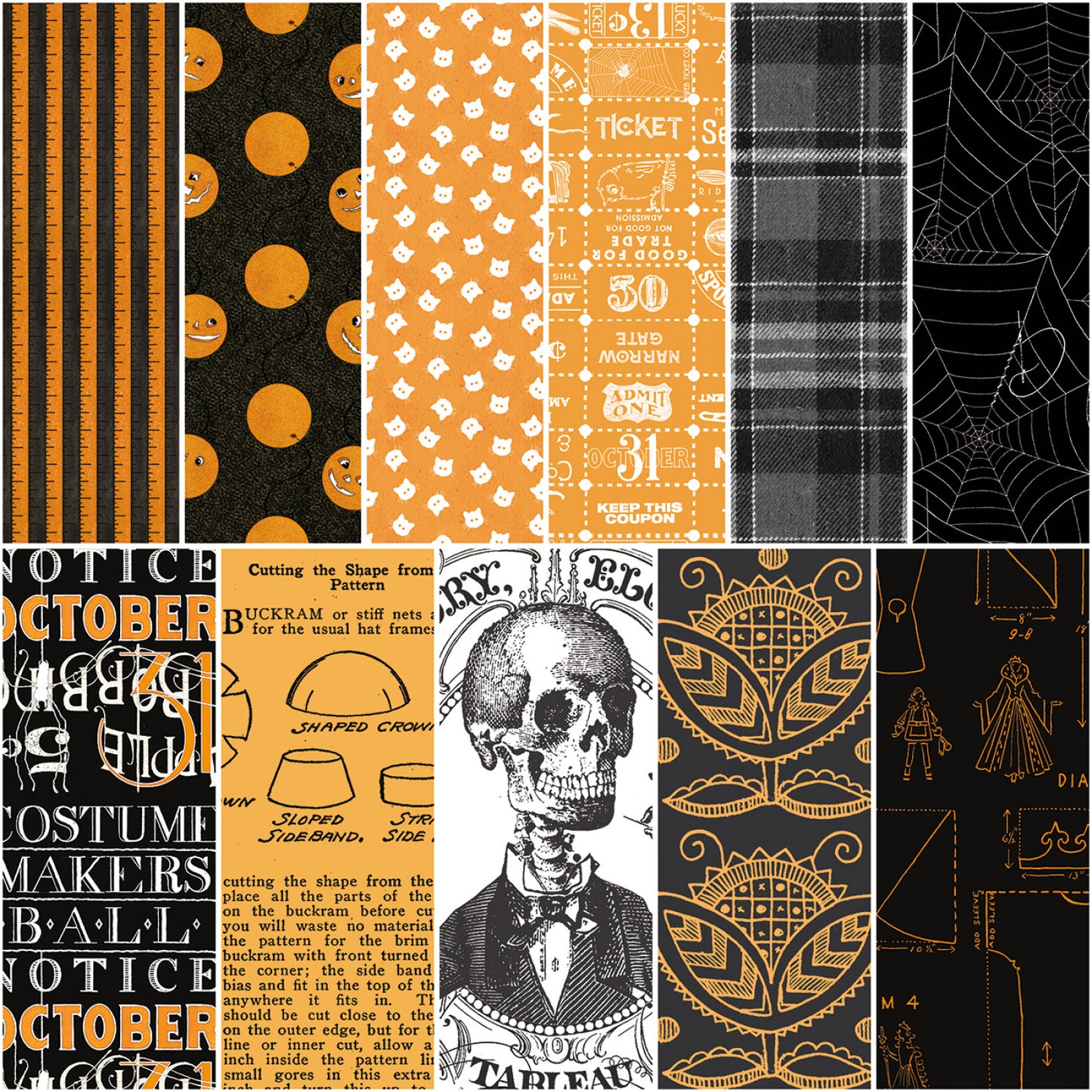 PREORDER ITEM - EXPECTED APRIL: Costume Maker's Act 2 by J. Wecker Frisch 1 Yard Bundle Black   1YD-16000B-11 Bundle