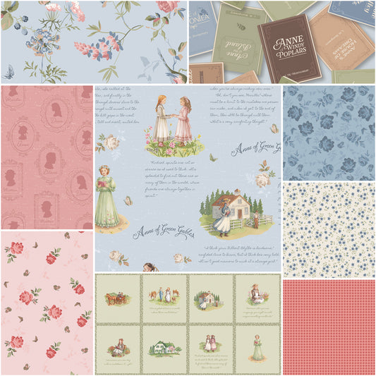 PREORDER ITEM - EXPECTED APRIL: Anne of Green Gables 2025 1 Yard Bundle Sky   1YD-16120SK-9 Bundle