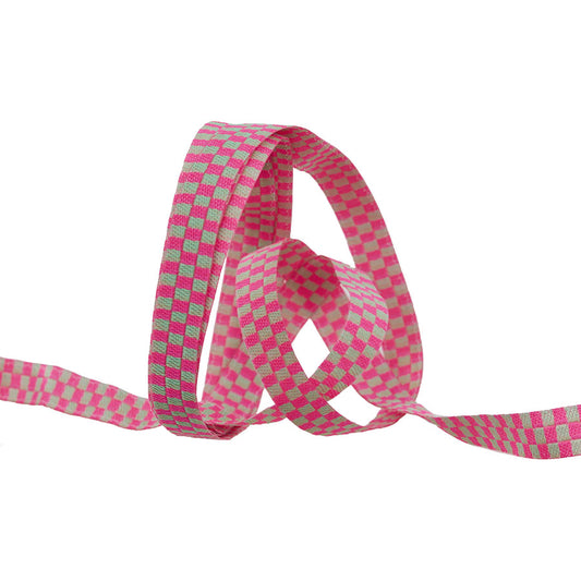 Untamed by Tula Pink 1/4" Ribbon Check Please Cosmic TK 122/6mm Col 04