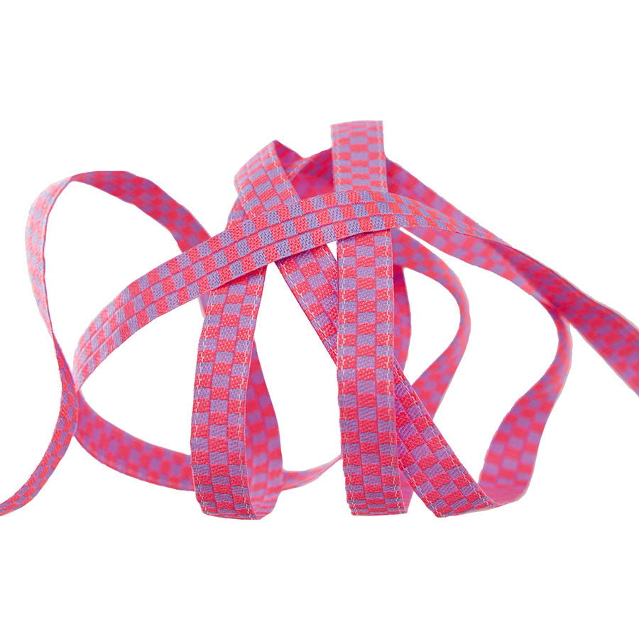 New Arrival: Untamed by Tula Pink 1/4” Ribbon Check Please Nova  TK122/6mm Col 03