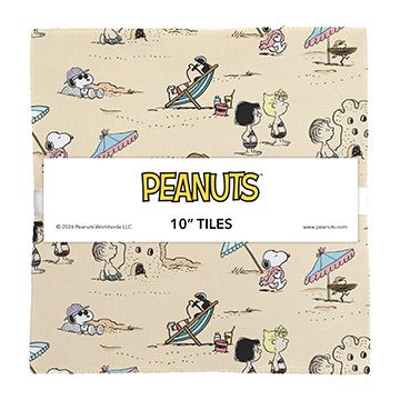 Preorder Feb 2027: Peanuts Beach Vibes 10" Layer Cake T3PEANUTS42-10